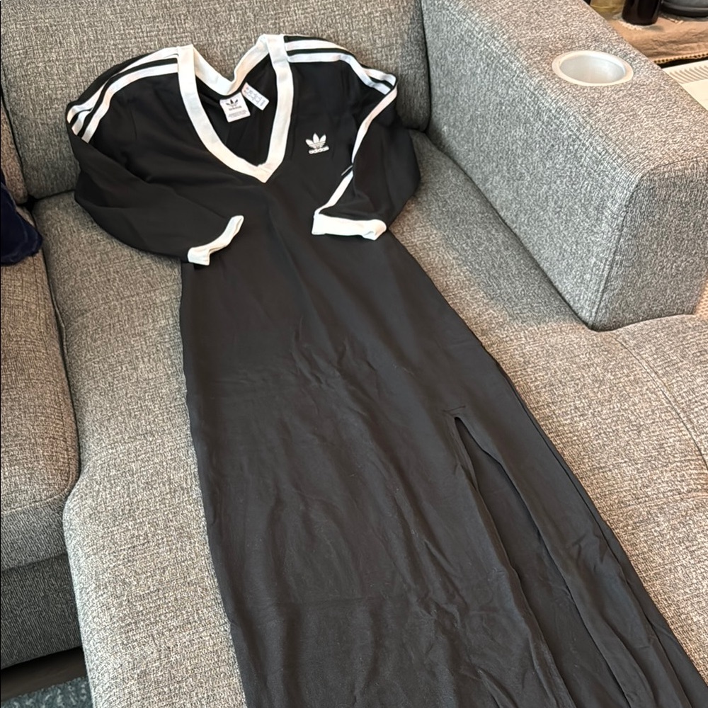 ADICOLOR CLASSICS 3-STRIPES MAXI DRESS - Picture 2 of 3